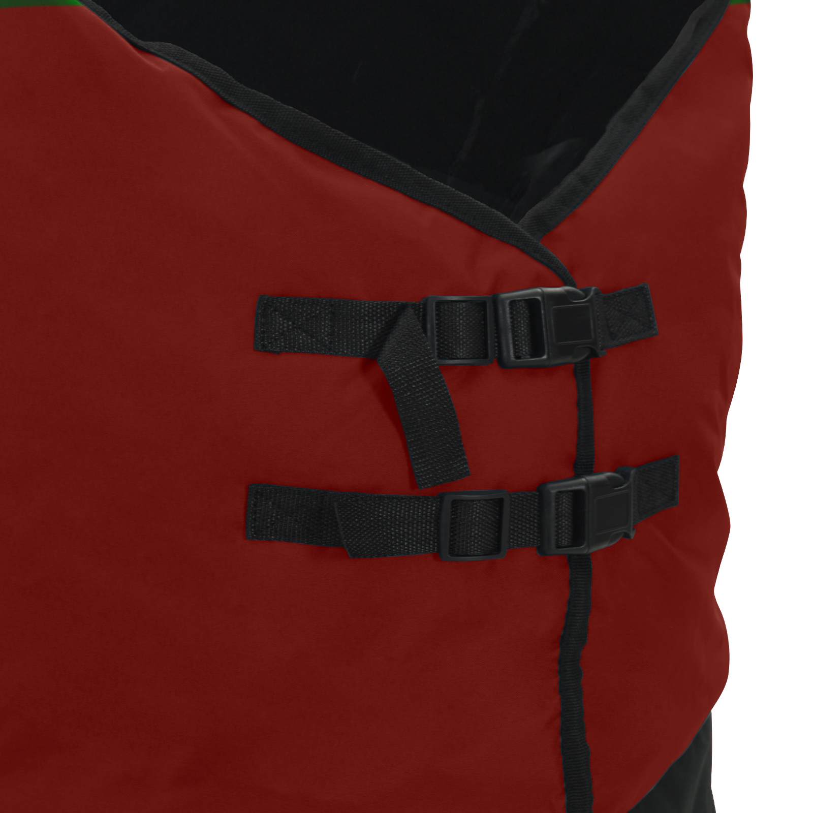 Ló Takaró Sötét Zöld és Fekete 75 cm Poliészter