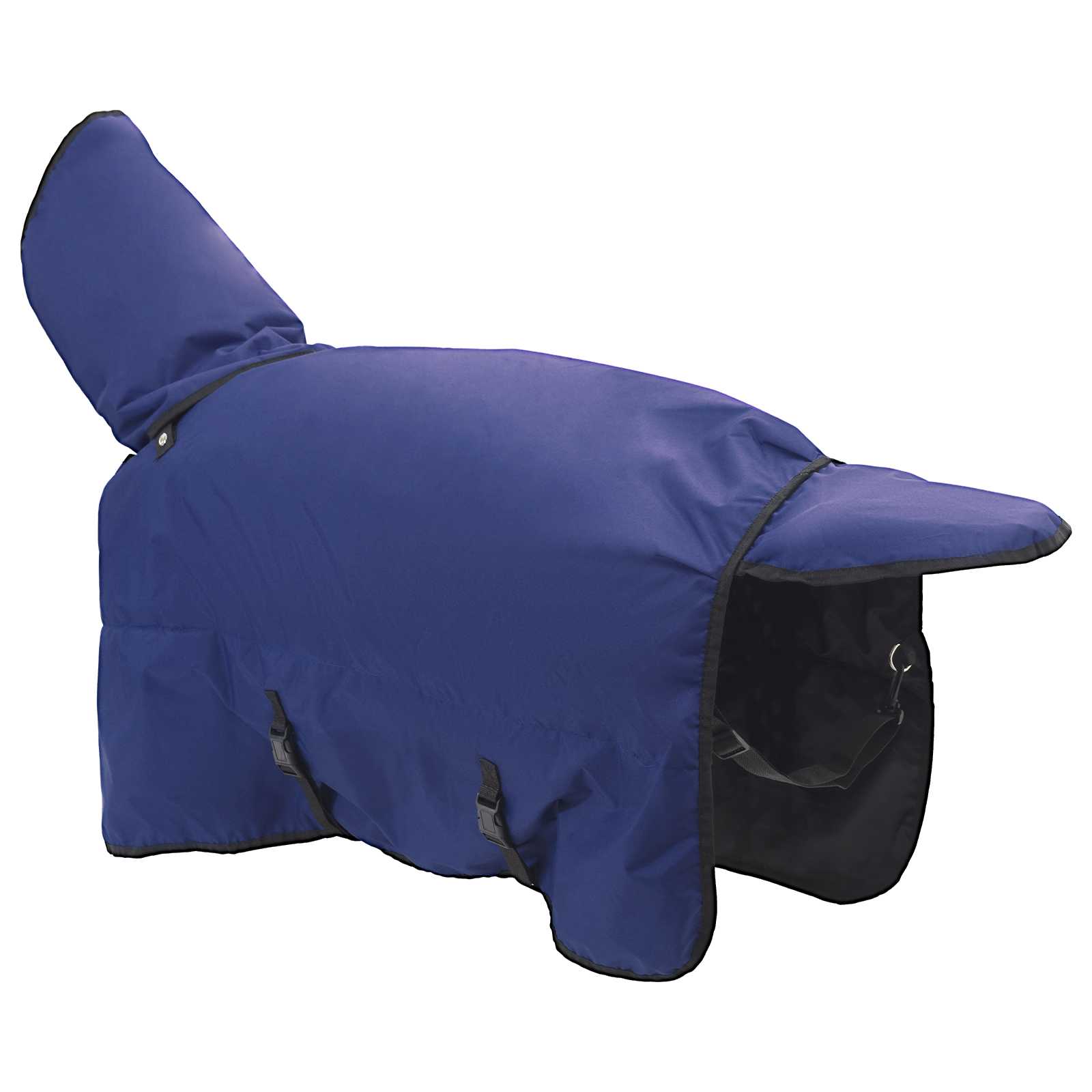 Deka pro koně Tmavě zelená a černá 75 cm Polyester - obrázek 4