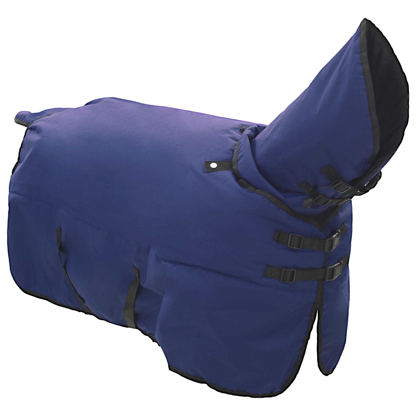 Deka pro koně Tmavě zelená a černá 85 cm Polyester - obrázek 3