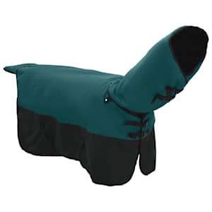 Deka pro koně Tmavě zelená a černá 155 cm Polyester - obrázek 3