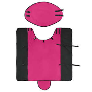 Deka pro koně Růžová a černá 155 cm Polyester - obrázek 5