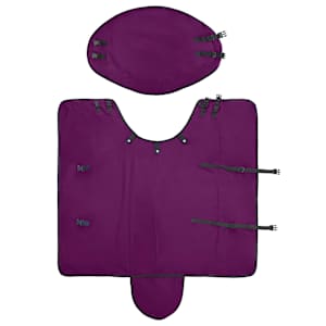 Deka pro koně Tmavě zelená a černá 155 cm Polyester - obrázek 5