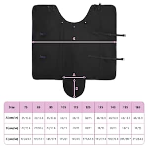 Deka pro koně Tmavě zelená a černá 75 cm Polyester - obrázek 10