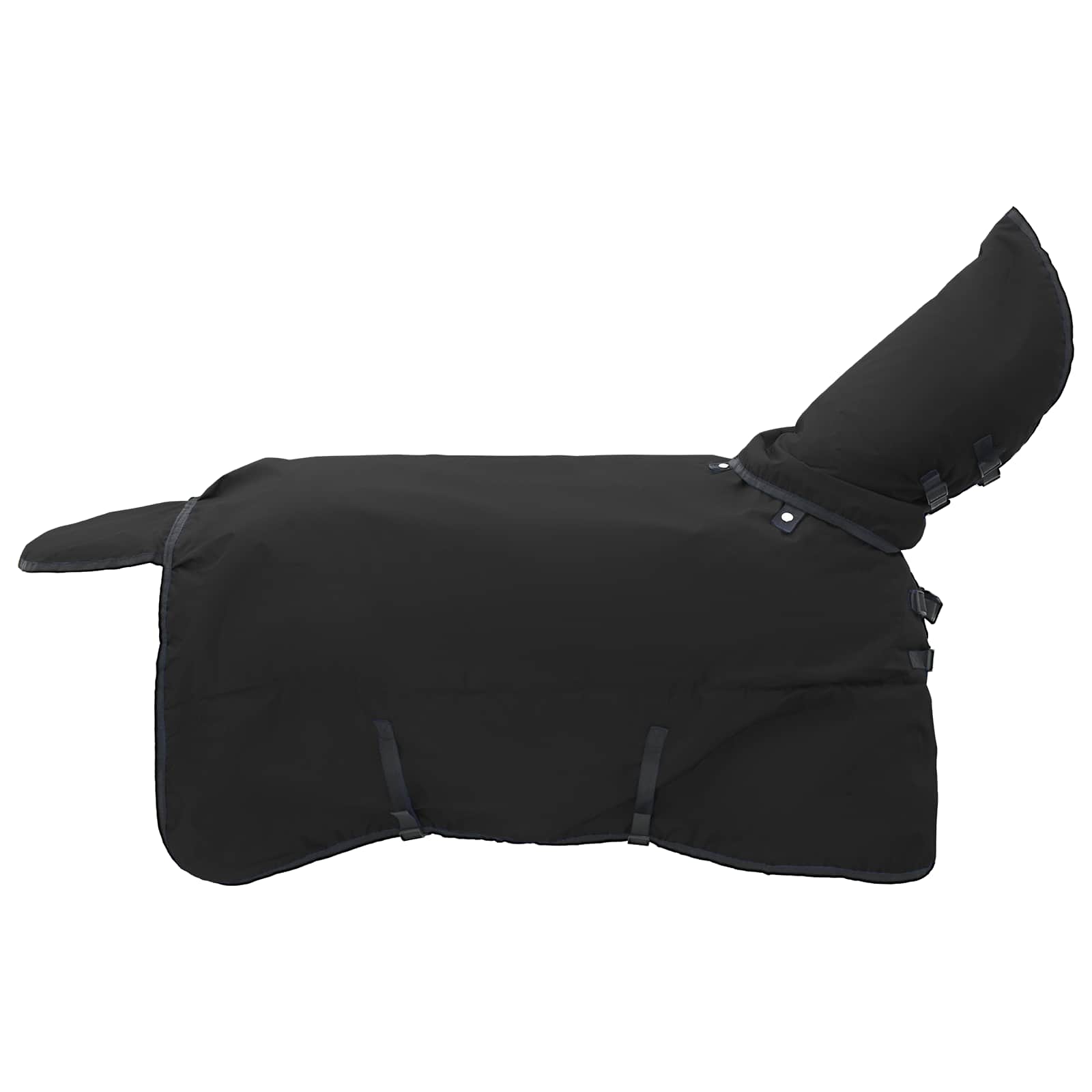 Deka pro koně Tmavě zelená a černá 125 cm Polyester - obrázek 2