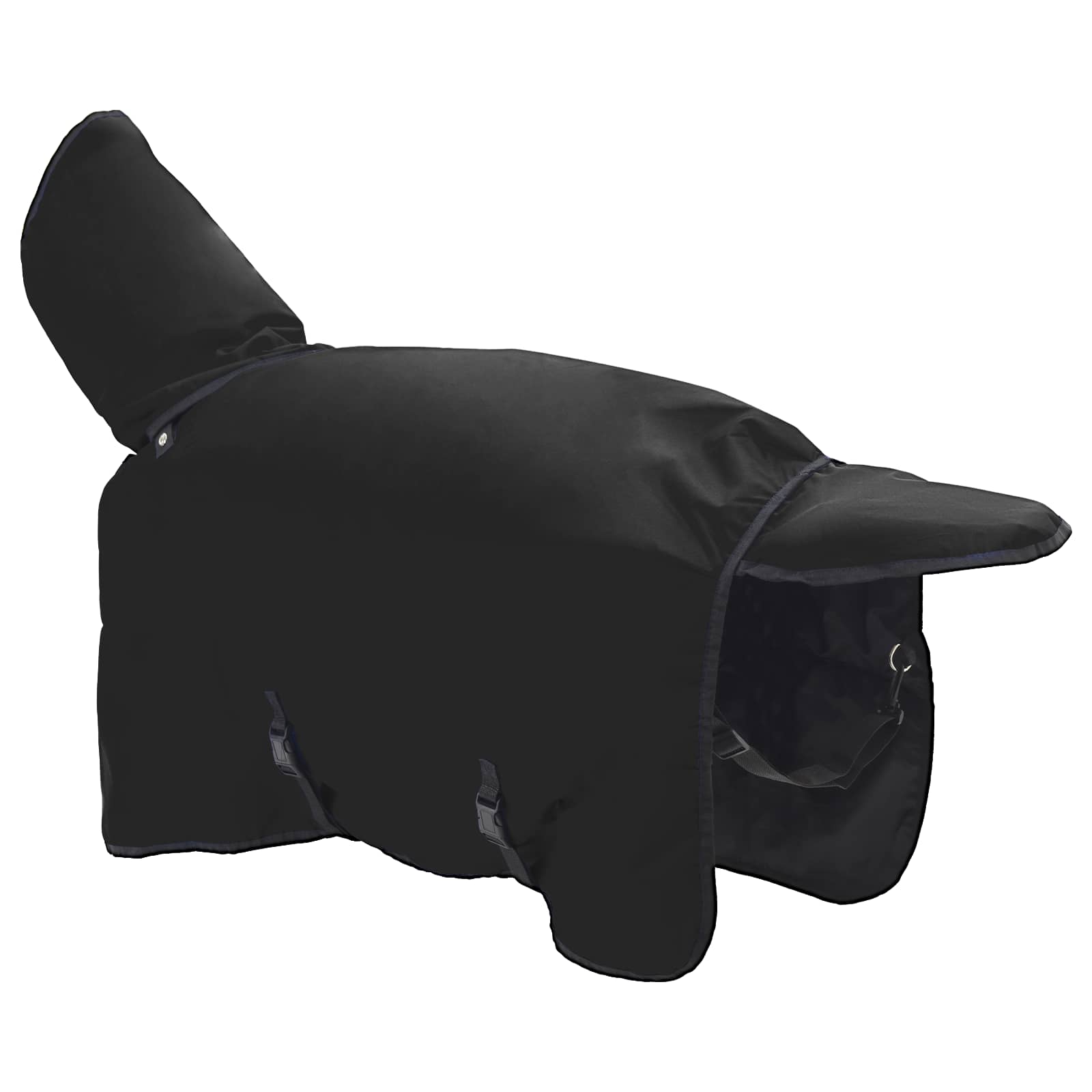 Deka pro koně Tmavě zelená a černá 125 cm Polyester - obrázek 4