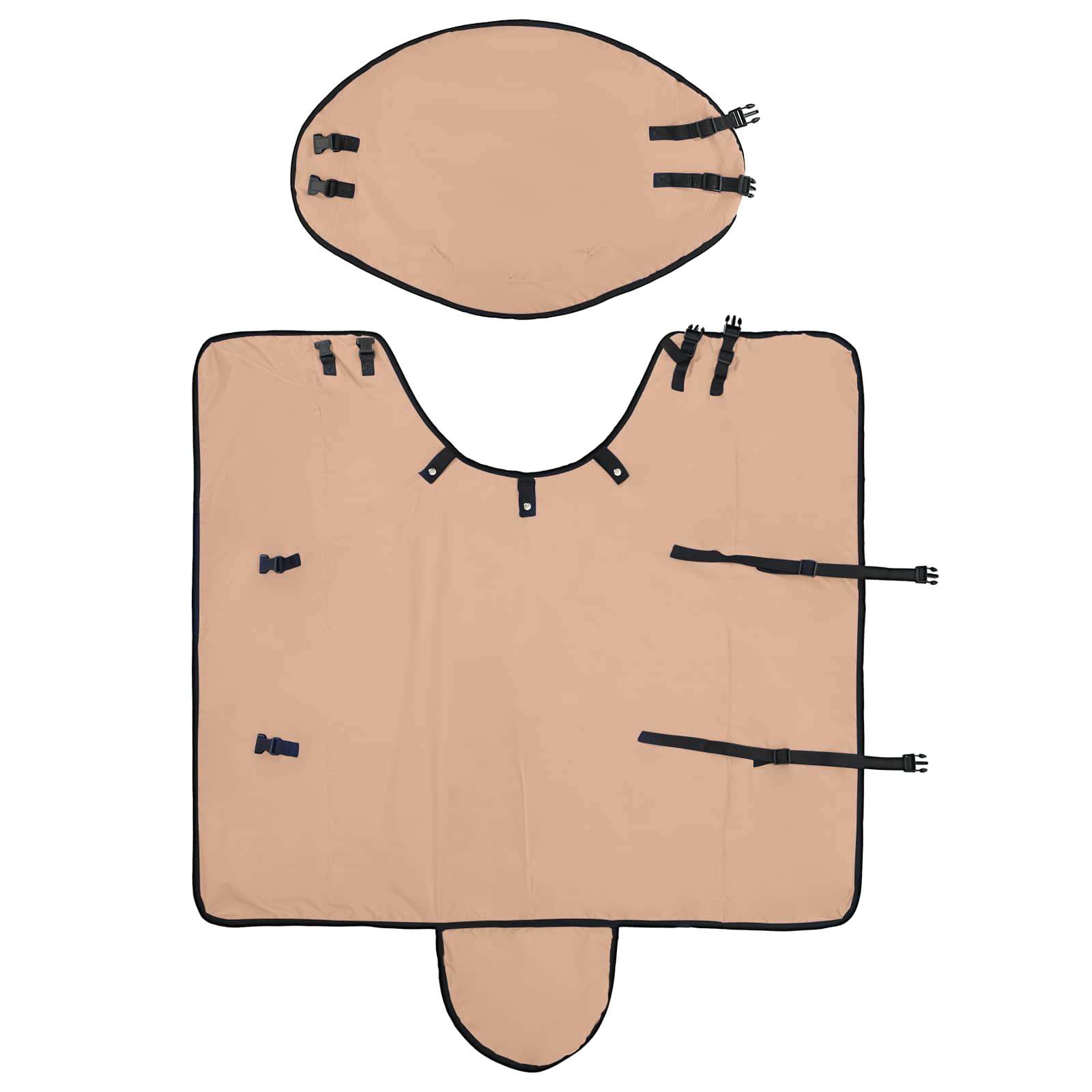 Konjski plašč Kapučino 75 cm Poliester - slika 6