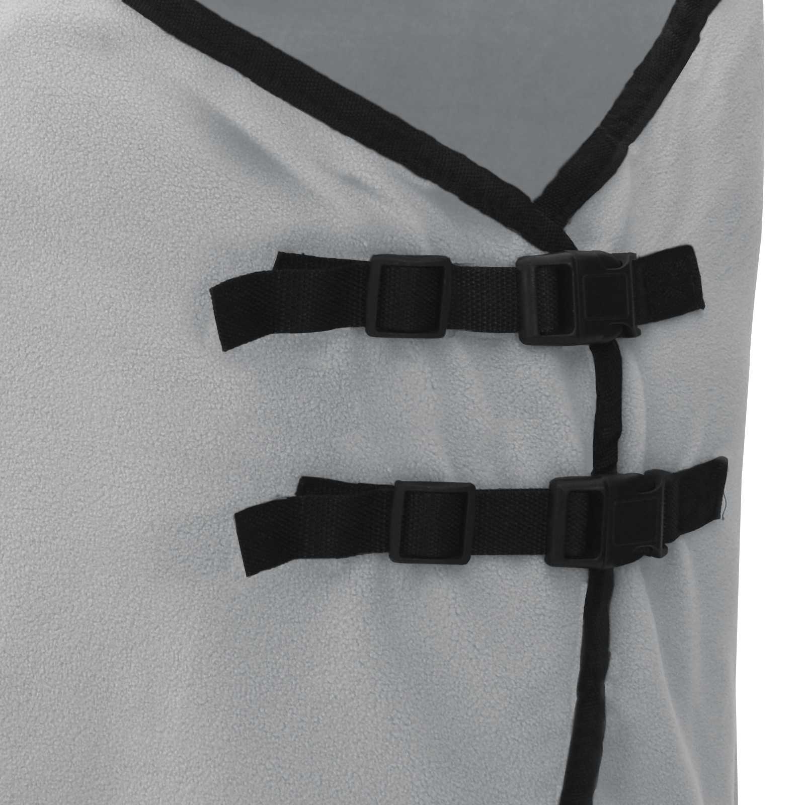 Konjski plašč Polna svetlo siva in roza Poliester - slika 7