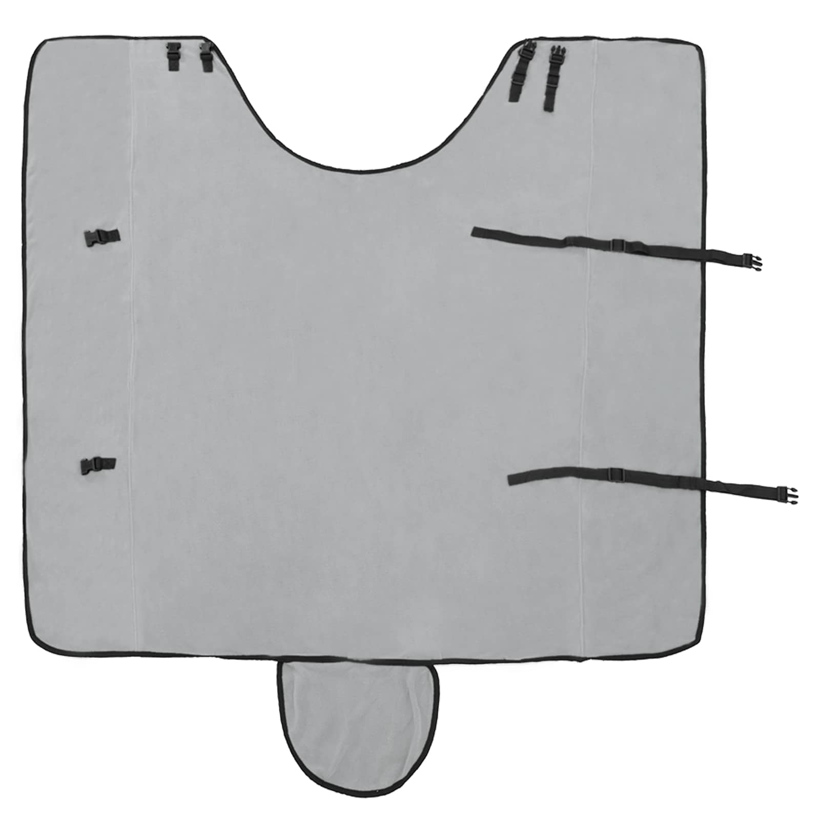 Konjski plašč Polna svetlo siva in roza Poliester - slika 6