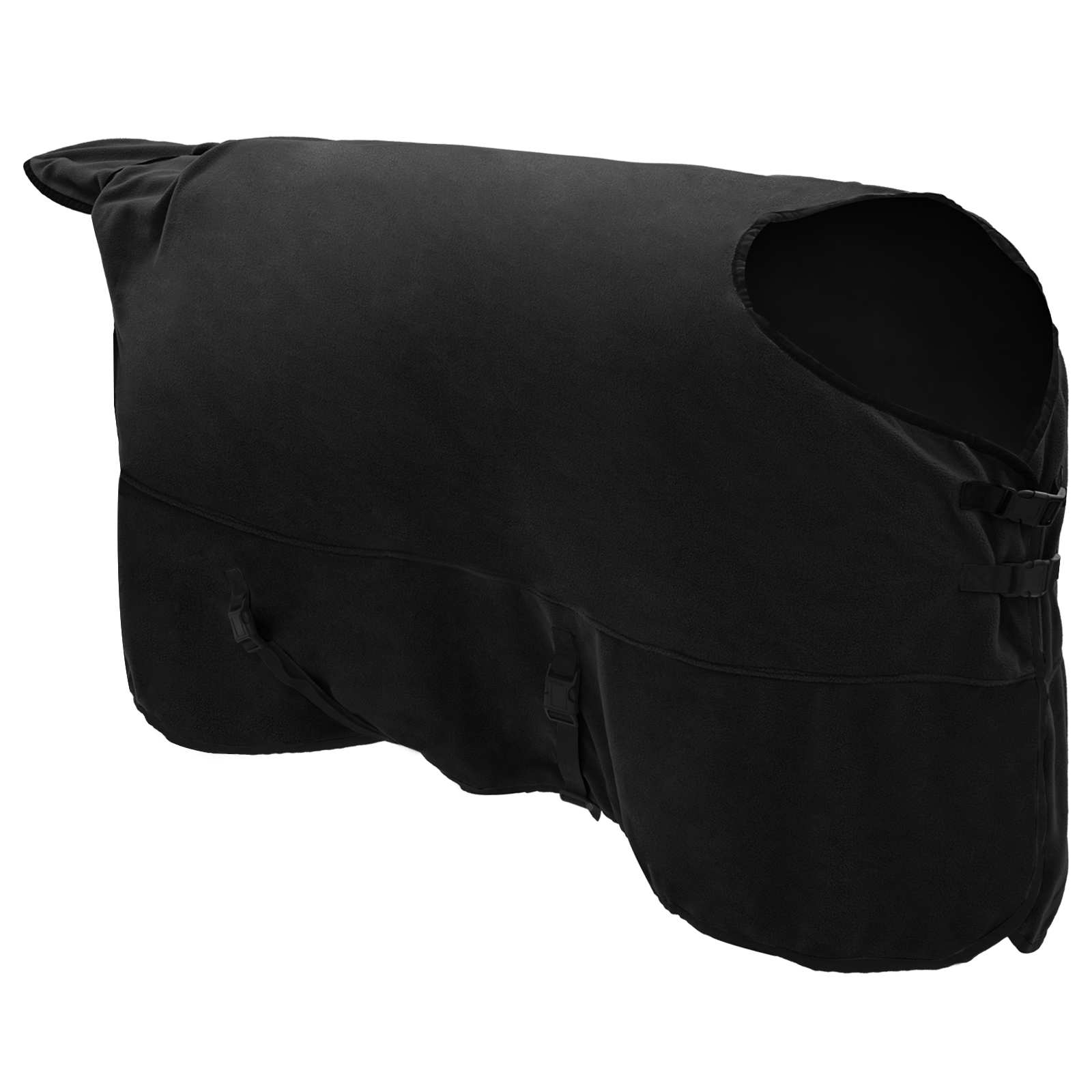 Thumbnail - vidaXL Pferdedecke Schwarz Polyester