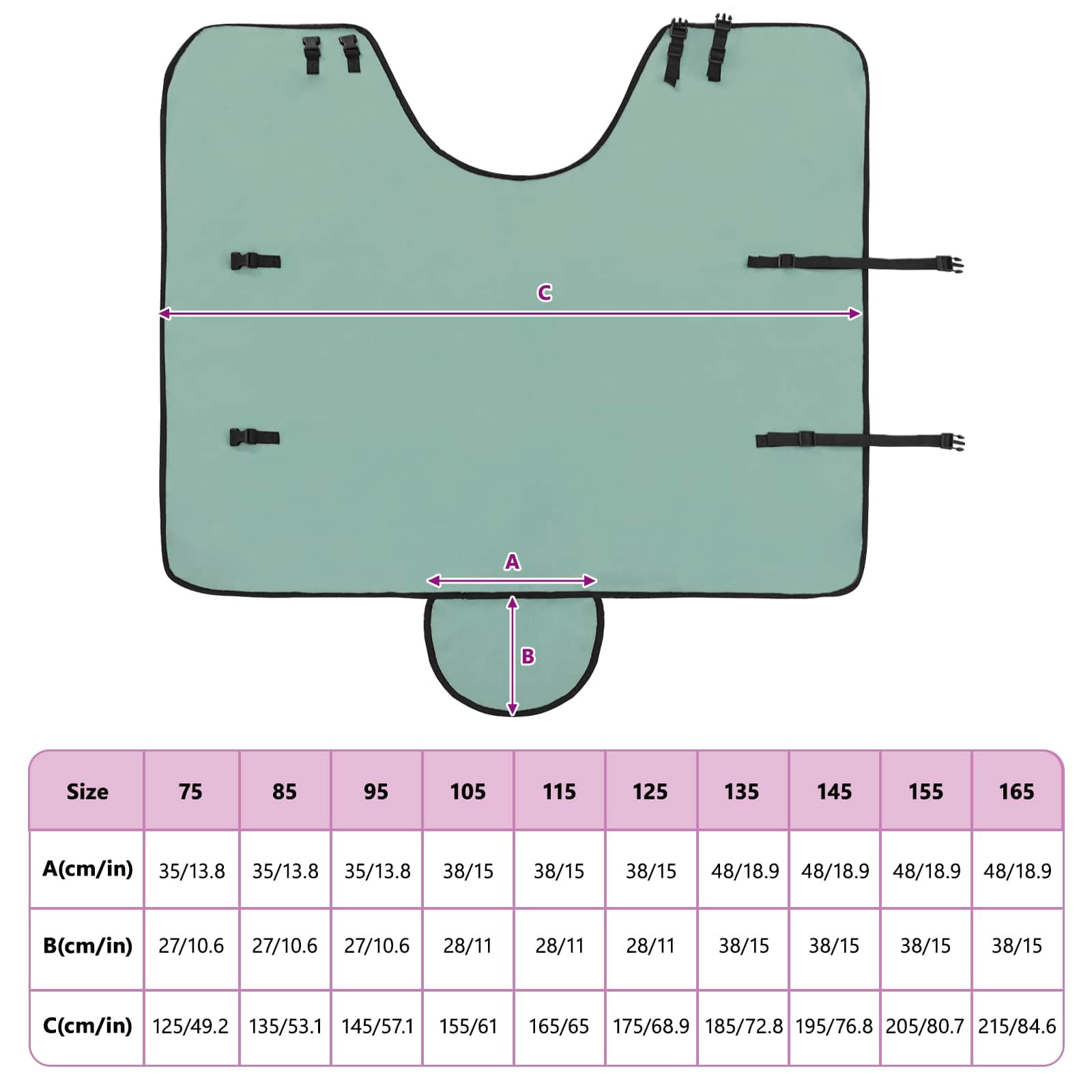 Konjski plašč Posebna zelena Poliester - slika 10