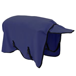 Deka pro koně Námořnická modrá Polyester - obrázek 4