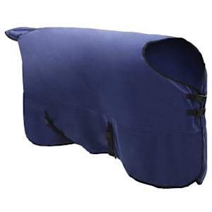 Deka pro koně Námořnická modrá 125 cm Polyester - obrázek 3