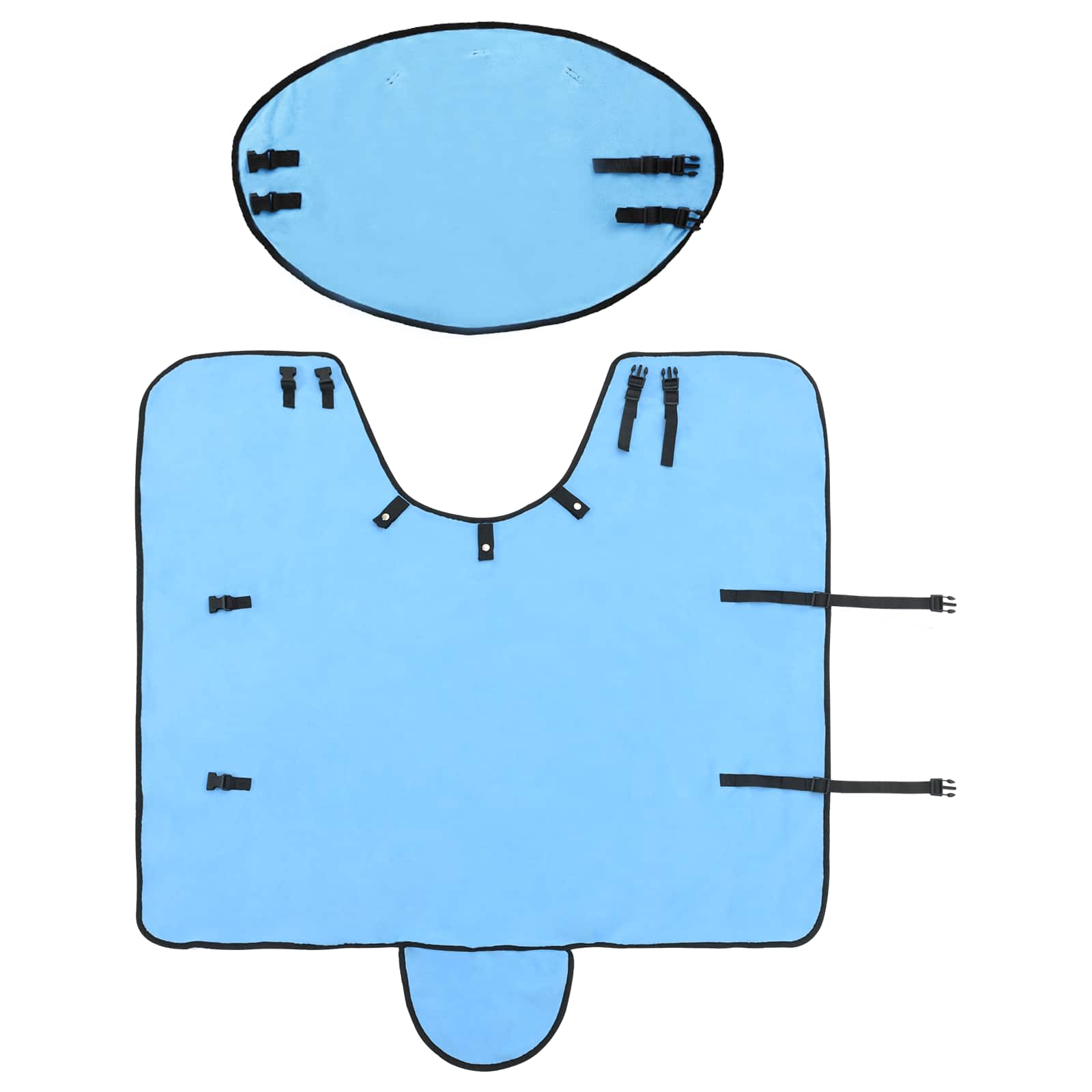 Zirgu sega Pilns akva 75 cm Poliesters