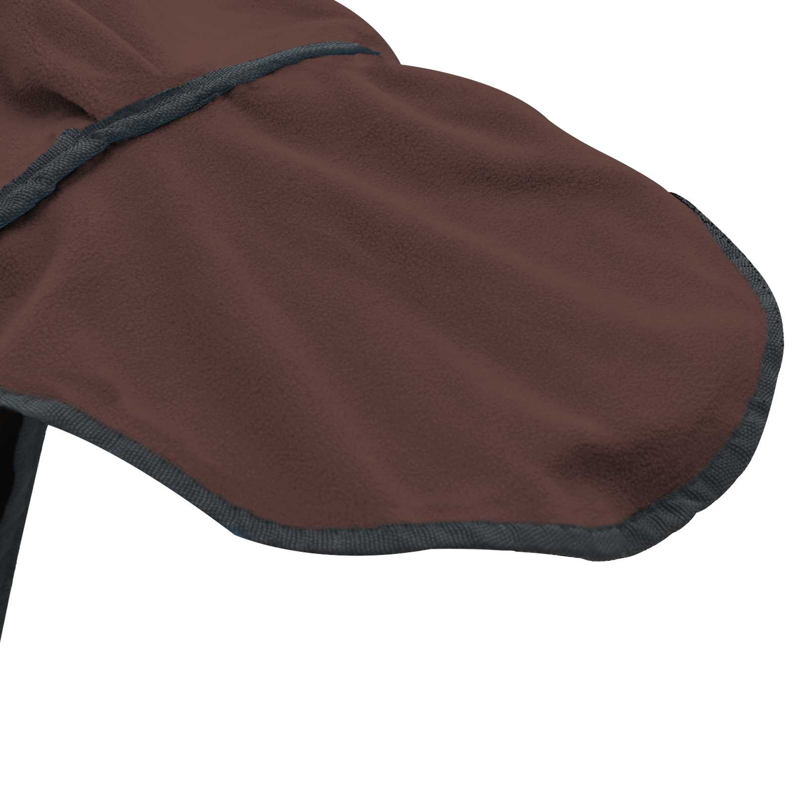 Deka pro koně Úplně tmavě hnědá Polyester - obrázek 6