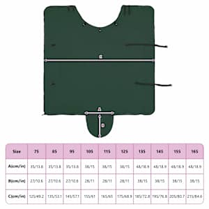 Deka pro koně Tmavě zelená Polyester - obrázek 9