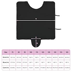 Deka pro koně Černá Polyester - obrázek 9