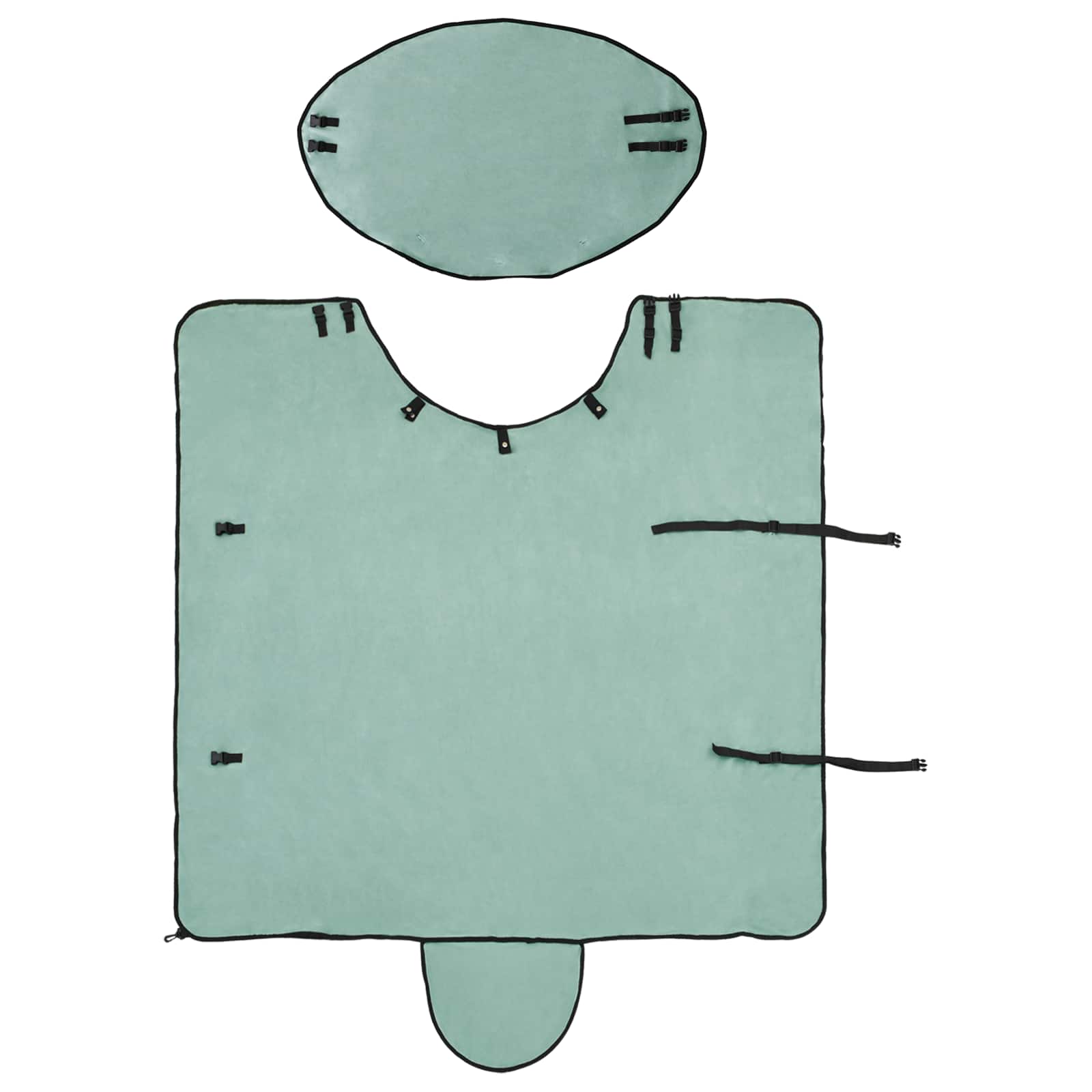 Konjski plašč Posebna zelena Poliester - slika 6