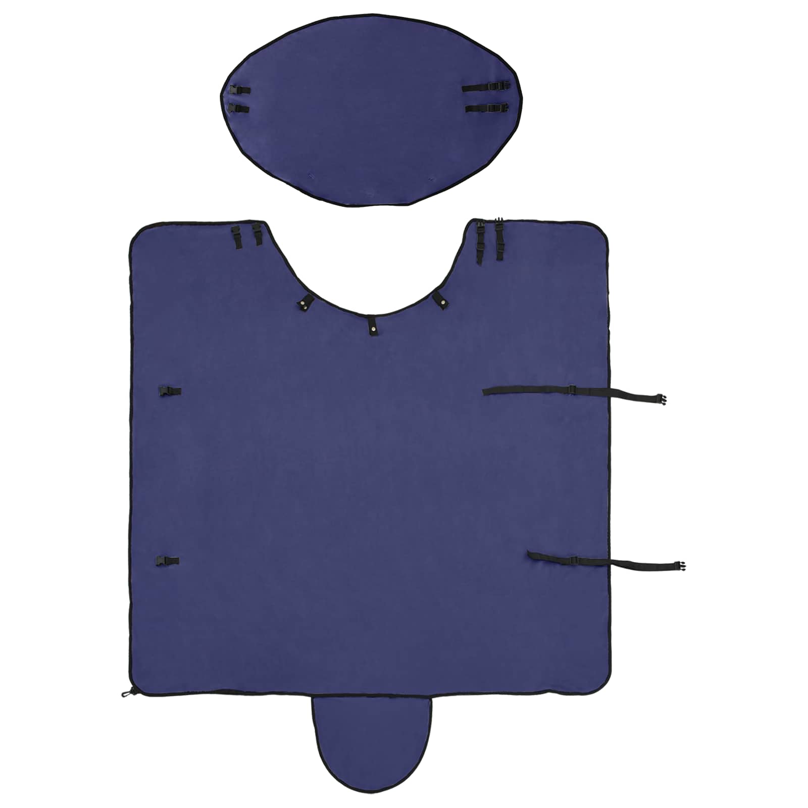 Konjski plašč Temno modra Poliester - slika 6