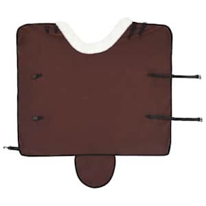 Deka pro koně Úplně tmavě hnědá 75 cm Polartec fleece - obrázek 5