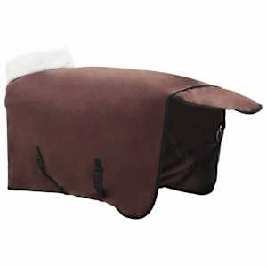 Deka pro koně Úplně tmavě hnědá 95 cm Polartec fleece - obrázek 4