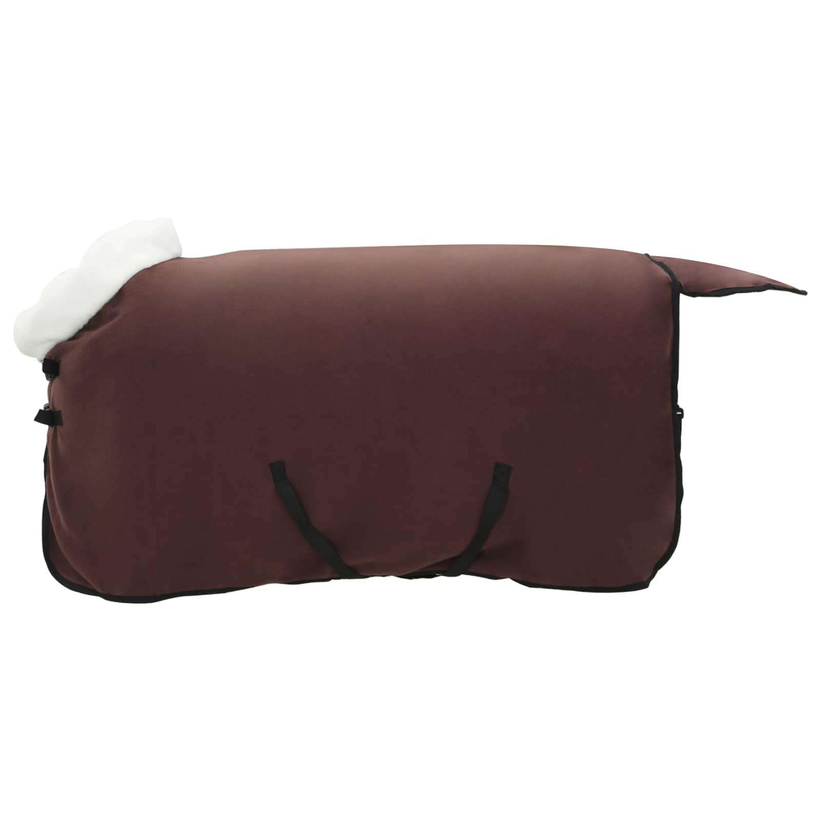 Deka pro koně Úplně tmavě hnědá 105 cm Polartec fleece - obrázek 2