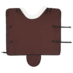Deka pro koně Úplně tmavě hnědá 135 cm Polartec fleece - obrázek 5