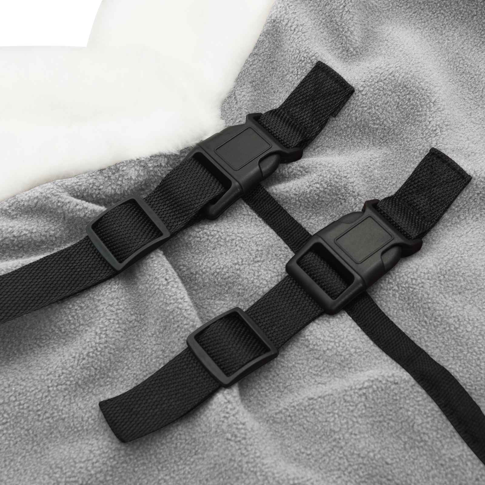 Konjski plašč Polna temno zelena 85 cm Polarna flanela - slika 8