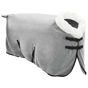 Deka pro koně Tmavě zelená 115 cm Polartec fleece - obrázek 3
