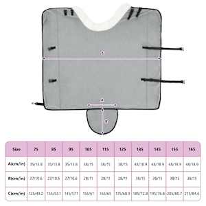 Deka pro koně Tmavě zelená 125 cm Polartec fleece - obrázek 9