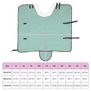 Deka pro koně Tmavě zelená 95 cm Polartec fleece - obrázek 9