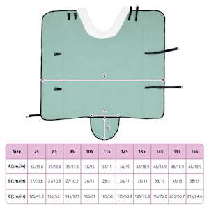 Deka pro koně Tmavě zelená 165 cm Polartec fleece - obrázek 9