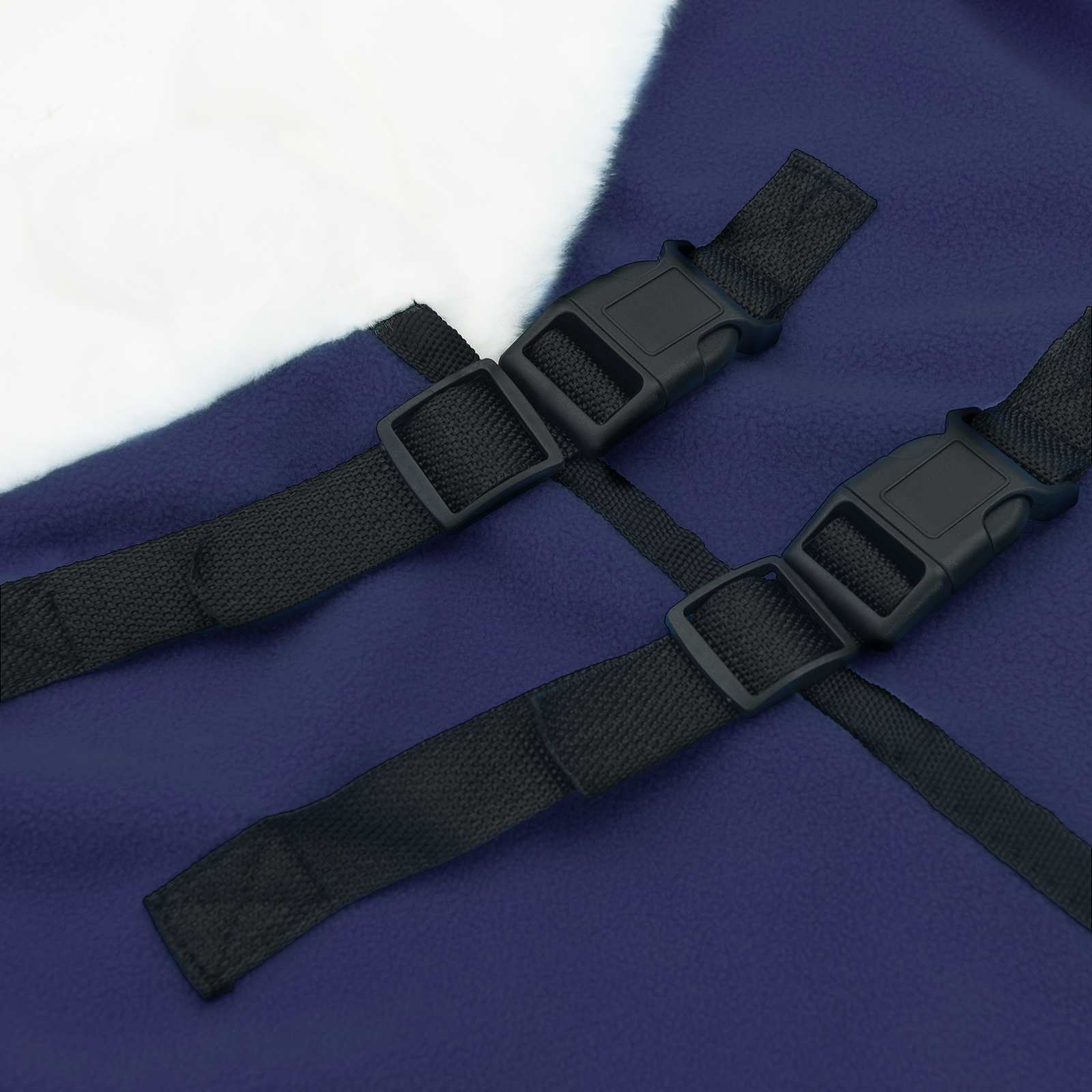 Konjski plašč Temno modra 95 cm Polarna flanela - slika 8