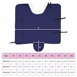 Deka pro koně Námořnická modrá 145 cm Polartec fleece - obrázek 9