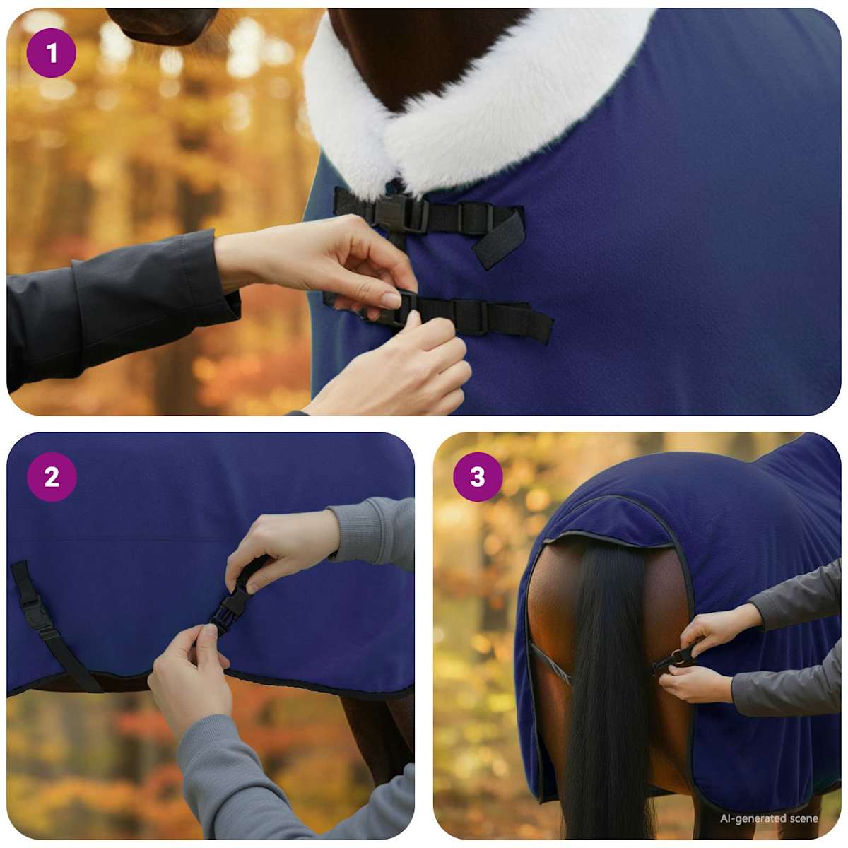 Hestetæppe Polar fleece - Billede 10