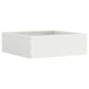 vidaXL Murupiire 40 x 40 x 13 cm Teras Valge
