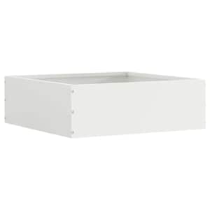 Okraj trávníku 6 pcs Bílá 40 x 40 x 13 cm Ocel - obrázek 3