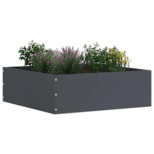 Okraj trávníku 6 pcs Antracit 40 x 40 x 13 cm Ocel - obrázek 2