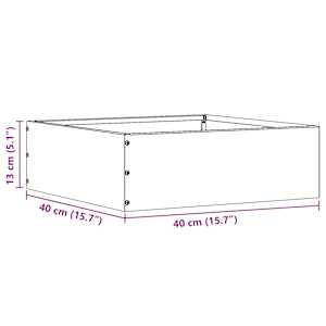 Okraj trávníku 6 pcs Antracit 40 x 40 x 13 cm Ocel - obrázek 8