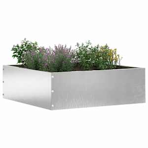 Okraj trávníku 6 pcs Stříbrná 40 x 40 x 13 cm Nerezová ocel - obrázek 2