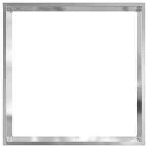 Okraj trávníku 6 pcs Stříbrná 40 x 40 x 13 cm Nerezová ocel - obrázek 5
