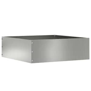 vidaXL Murupiire 40 x 40 x 13 cm Tsingitud teras H&otilde;bedane