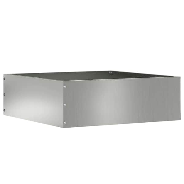 vidaXL Murupiire 40 x 40 x 13 cm Tsingitud teras H&otilde;bedane