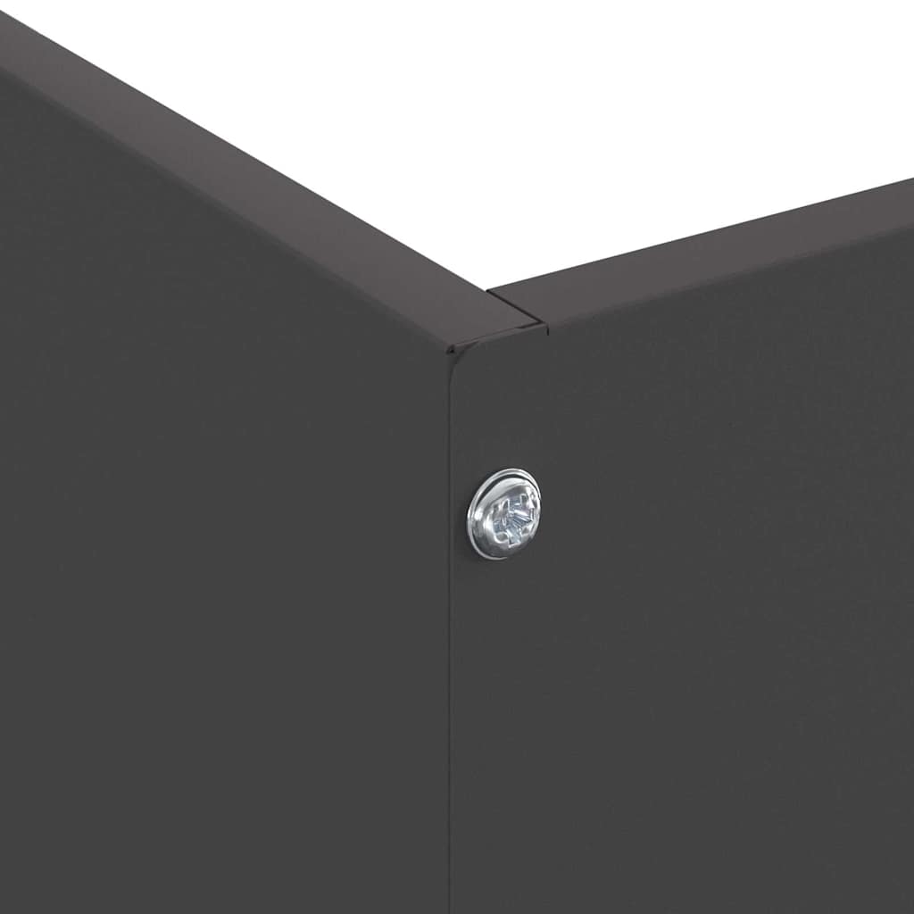 Περίγραμμα γκαζόν Μαύρο 50 x 50 x 13 εκ Ατσάλι - Image 5