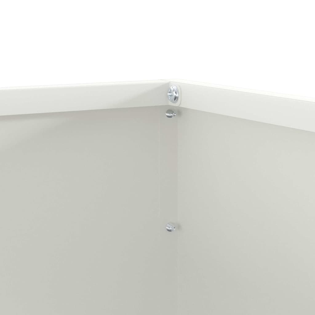 Περίγραμμα γκαζόν Λευκό 50 x 50 x 13 εκ Ατσάλι - Image 6