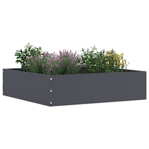 Okraj trávníku 6 pcs Antracit 50 x 50 x 13 cm Ocel - obrázek 2