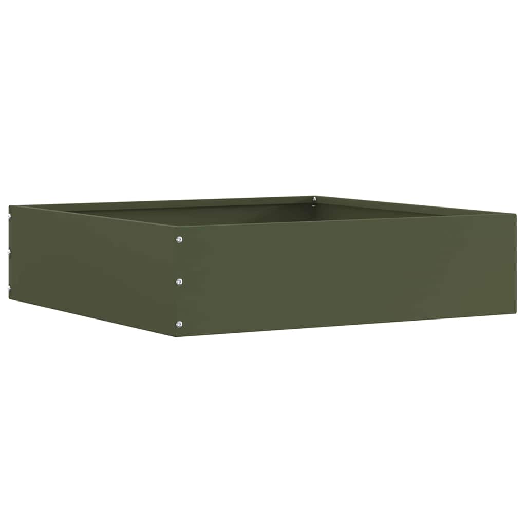 Περίγραμμα γκαζόν 6 pcs Ελιά Πράσινη 50 x 50 x 13 εκ Ατσάλι - Image 3