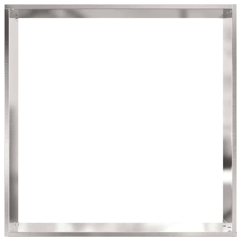 Περίγραμμα γκαζόν 6 pcs Ασημί 50 x 50 x 13 εκ Ανοξείδωτο ατσάλι - Image 5