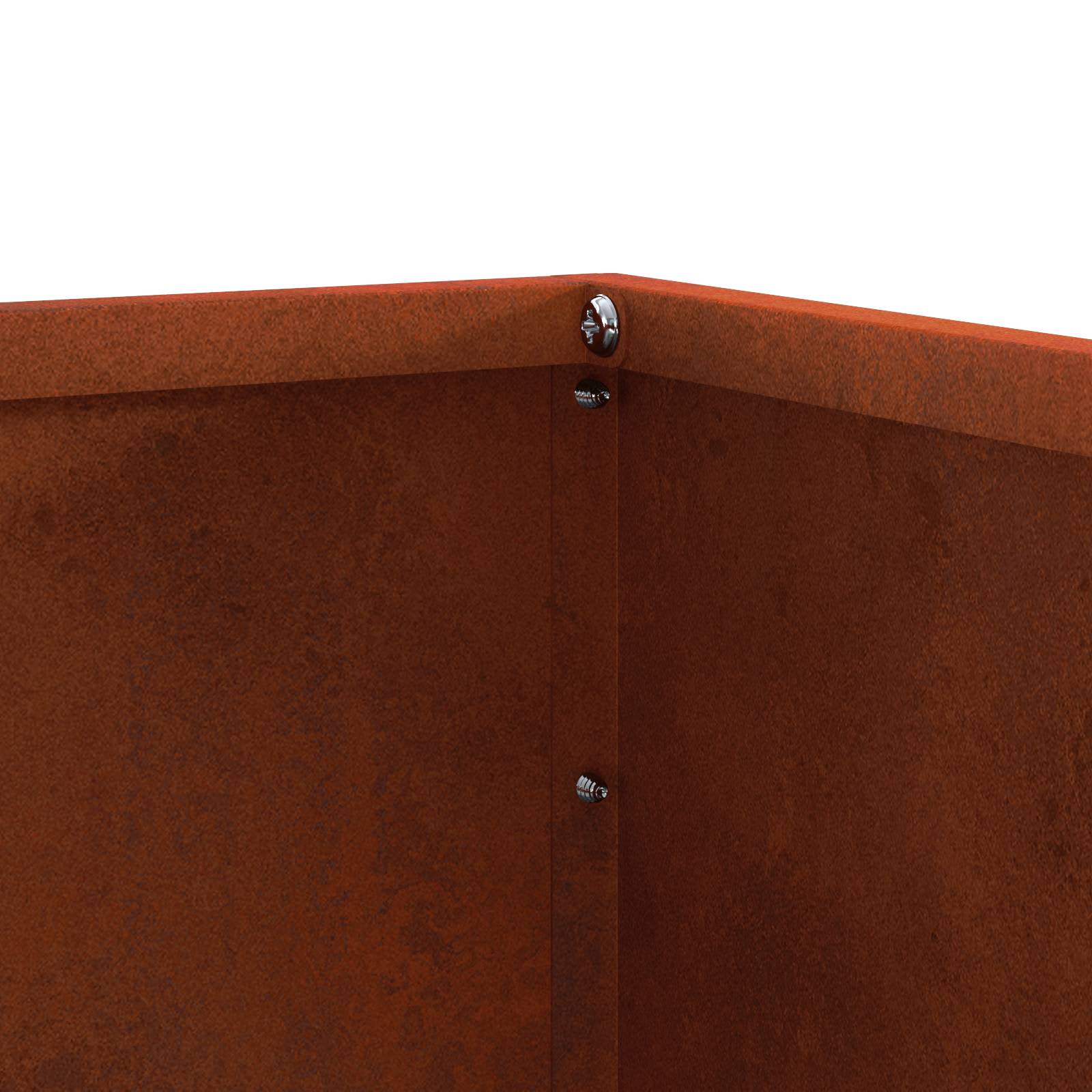 Περίγραμμα γκαζόν Σκ rusty 50 x 50 x 13 εκ - Image 9