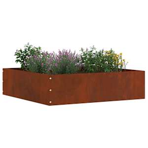 Okraj trávníku 6 pcs Rezavá 50 x 50 x 13 cm - obrázek 3