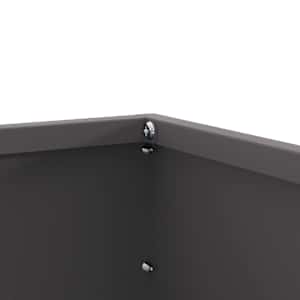 Okraj trávníku 6 pcs Černá 60 x 60 x 13 cm Ocel - obrázek 9